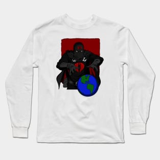 Cobra Commander - Black Shaded Long Sleeve T-Shirt